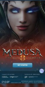 รีวิวเกมสล็อต Medusa II จากค่าย PG เกมสล็อต Medusa II จากค่ายอันดับหนึ่งยอดฮิตอย่าง PG SLOT มาในธีมเนื้อหาเกี่ยวกับ เมดูซ่าหญิงสาวหน้าตาสวยงามที่ถูกอาธีน่าสาปให้กลายเป็นคนที่มีหน้าตาที่อัปลักษณ์ มีผมเป็นงู หากใครสบตาจะต้องกลายเป็นหิน เมดูซ่าแฝงตัวอยู่ในซากปรักหักพังโบราณของกรุงเอเธนส์ มีผู้คนมากมายถูกเมดูซ่าล่อไปและถูกสาปให้เป็นหิน เพื่อจะได้สะสมรูปปั่นจากการที่นางมอง แต่มีนักรบผู้กล้าหาญชาวกรีก ชื่อว่าเพอร์ซีอุส ได้เดินทางสู่แดนแห่งความพินาศ เพื่อเอาชนะเมดูซ่าด้วยความกล้าและไหวพริบ เพื่อจะนำหัวของเมดูซ่าไปมอบให้เทพีอาธีน่า โดยภายในเกมคุณจะได้สมบทบาทเป็น เพอร์ซีอุส เพื่อเข้าไปในถ้ำของเมดูซ่า และสังหารเมดูซ่าและเอาชีวิตรอดออกมาจากสิ่งชั่วร้าย เอาชีวิตรอดจากเมดูซ่าเพื่อทำหัวเมดูซ่าไปมอบให้อาธีน่าแล้ว คุณอาจจะได้รับสิ่งดีๆจากเทพเป็นการตอบแทน เกมนี้เป็นวิดิโอสล็อตแบบ 5 รีล 3 แถว สัญลักษณ์ Wild สามารถแทนที่สัญลักษณ์ทั้งหมด (ยกเว้นสัญลักษณ์ Wild แบบทับซ้อน) ปรากฏรีลที่ 2 , 3 และ 4 เท่านั้น การจะเข้าโหมดฟีเจอร์ฟรีสปินจะต้องสะสมหินวิญญาณ 3 ก้อนเพื่อทำการเข้าสู่โหมดฟีเจอร์ฟรีสปิน ได้หมุนฟรี 10 ครั้ง ในโหมดฟรีสปินจะมีฟีเจอร์ต่อสู่กับเมดูซ่าหากเลือดของเธอหมดภายในฟรีสปินจะได้รับ ฟรีสปินเพิ่ม 5 ครั้ง และยังมีฟีเจอร์เสริมอีกมากมาย ไลน์เดิมพันที่ชนะรางวัล ไลน์เดิมพันที่ชนะในเกมนี้มีทั้งหมด 30 ไลน์เดิมพัน โดยการชนะรางวัลจะต้องเรียงจากซ้ายไปขวาเท่านั้นและต้องเรียงสัญลักษณ์เหมือนกันอย่างน้อย 3 ตัว มากสุดถึง 5 ตัว ตามไลน์เดิมพันที่กำหนด และการหมุน 1 ครั้งสามารถชนะได้มากกว่า 1 ไลน์เดิมพัน อัตราการจ่ายเงินรางวัลของสัญลักษณ์ สัญลักษณ์ภายในเกมส์จะมีทั้งหมด 10 สัญลักษณ์ โดยแต่ละสัญลักษณ์มีอัตราการจ่ายเงินรางวัลที่แตกต่างกัน การจ่ายเงินรางวัลขึ้นอยู่กับเงินวางเดิมพันที่เลือกด้วยเช่นกันอัตรา สัญลักษณ์พิเศษและฟีเจอร์โบนัสแจ็คพอร์ต สัญลักษณ์ Wild สามารถแทนที่สัญลักษณ์ทั้งหมด (ยกเว้นสัญลักษณ์ Wild แบบทับซ้อน) ปรากฏรีลที่ 2 , 3 และ 4 เท่านั้น เพื่อเพิ่มอัตราการชนะรางวัลและแจ็คพอร์ตต่างๆมากขึ้น มีโอกาสได้รางวัลทั้ง Mega Win, Super Win, และ SuperMega Win ฟีเจอร์ฟรีสปิน จะเริ่มการหมุนฟรีหากสะสมหินวิญญาณ ได้ครบ 3 ก้อนจะเข้าสู่ฟีเจอร์ฟรีสปินจะได้หมุนฟรี 10 รอบทันที Medusa จะปรากฎตัวออกมาพร้อมกับพลังชีวิตของเธอ ที่ 800 ถ้าเกิดการหมุนซ้ำและชนะสัญลักษณ์จะทำให้ Perseus ฟัน Medusa และพอครบ 10 รอบฟีเจอร์จะจบลง Medusa ก็จะแพ้และมอบรางวัลในแกท่าน ฟีเจอร์เลือกหม้อ ในรอบการหมุนใด ๆ ในเกมหลักจะปรากฎหม้อ 3 ใบขึ้นมาให้เลือกหลังจากการหมุนรอบนั้น จะปรากฎฟีเจอร์นี้ขึ้นมาแบบสุ่ม สามารถกดเลือกหม้อ 1 ใบได้ด้วยตนเองหรือ หรือสามารถเลือกหม้อแบบอัตโนมัติแบบสุ่มได้อีกด้วย ในหม้อแต่ละใบ อาจจะมี หินวิญญาณ , โพชันสีน้ำเงิน , รางวัลเงินสด หรือการหมุนซ้ำ อยู่ภายในหม้อ หากเลือกหม้อแล้วได้รางวัลเงินสด รางวัลเงินสดอาจจะอยู่ระหว่าง 1 ถึง 5 เท่าเงินเดิมพัน ของการหมุนที่ก่อนจะเริ่มฟีเจอร์เลือกหม้อ หากเลือกหม้อแล้วได้การหมุนซ้ำ หลังจากหมุนในเกมหลักแล้ว รีลทั้งหมดบนวงล้อจะถูกหมุนใหม่ฟรี 1 ครั้ง ฟีเจอร์เพลาหิน สามารถปรากฎขึ้นมาได้ทุกรีล แบบสุ่ม สามารถปรากฎขึ้นมาได้ตั้งแต่ 1 ถึง 3 เพลาหิน ในแต่ละรอบการหมุน เพลาหิน 1 เพลาจะปรากฎออกมาแบบครอบครองทั้งรีล เพลาหินแต่ละแท่ง จะมีหินวิญาณหรือหินโพชันสีน้ำเงิน อยู่ข้างในก็เป็นไปได้ ในทุกเพลาหิน จะมีหินวิญญาณสูงสุด 2 ก้อน หรือโพชันสีน้ำเงินสูงสุด 1 ขวด ในแต่ละหินเพลา ฟีเจอร์สะสมหินวิญญาณ ในตอนเริ่มเกมจะมีชุดสะสมหินวิญญาณ อยู่ที่บนวงล้อ โดยที่จะสามารถเก็บสะสมหินวิญญาณได้ 3 ก้อน หากสามารถสะสมครบ 3 ก้อนจะเข้าสู่ฟีเจอร์ฟรีสปิน สรุปรีวิว เกมสล็อต Medusa II เกมสล็อต Medusa II จากค่าย PG SLOT เป็นเกมที่น่าสนใจและมีความสนุกสนานอย่างแน่นหนาในแบบเกมส์แนว RPG ที่มีฟีเจอร์พิเศษต่างๆที่ทำให้ผู้เล่นได้สัมผัสประสบการณ์ใหม่ๆ ในการเล่นสล็อตออนไลน์ นอกจากความสนุกแล้ว เกมสล็อต Medusa II ยังมีฟีเจอร์พิเศษหลากหลายที่น่าตื่นเต้น ซึ่งรวมถึงการใช้สัญลักษณ์ Wild ที่สามารถแทนที่สัญลักษณ์ทั้งหมดยกเว้นสัญลักษณ์ Wild แบบทับซ้อน บนรีลที่ 2, 3, และ 4 เพื่อเพิ่มอัตราการชนะรางวัลและช่วยให้มีโอกาสได้รับรางวัลที่มีมูลค่าสูงเช่น Mega Win, Super Win, และ SuperMega Win เกม Medusa II ยังมีฟีเจอร์ Medusa's Locked Reels ที่ทำให้วงล้อเดินตามกันและเพิ่มโอกาสในการจับคู่สัญลักษณ์เพิ่มขึ้น นอกจากนี้ยังมีโอกาสได้รับรางวัลฟรีสปิน (Free Spins) เพิ่มเติมเพื่อเพิ่มโอกาสในการชนะให้ผู้เล่นได้สัมผัสความสนุกและตื่นเต้นอย่างแท้จริง สรุปได้ว่า เกมสล็อต Medusa II เป็นเกมที่น่าสนใจและมีความสนุกสนานอย่างแท้จริง และถือเป็นหนึ่งในเกมสล็อตออนไลน์ที่ควรลองเล่นสำหรับผู้ที่ชื่นชอบการเสี่ยงโชค